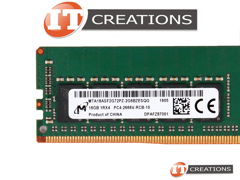 Micron 16GB DDR4 PC4-2666V ECC RDIMM RAM Server Memory 288-pin DIMM Registered
