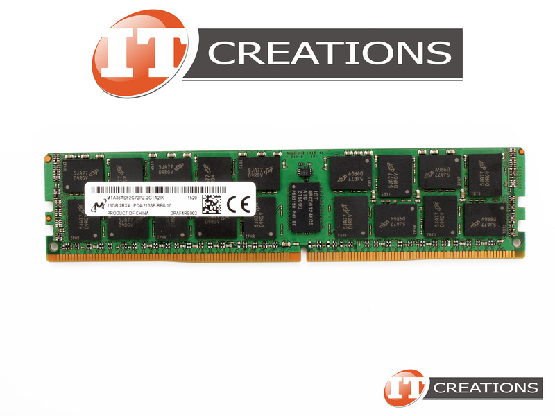 MICRON 16GB PC4-17000P-R DDR4-2133P-R REGISTERED ECC 2RX4 CL15 288 PIN  1.20V MEMORY MODULE ( PC4-2133P-R ) (MTA36ASF2G72PZ-2G1A2IK)