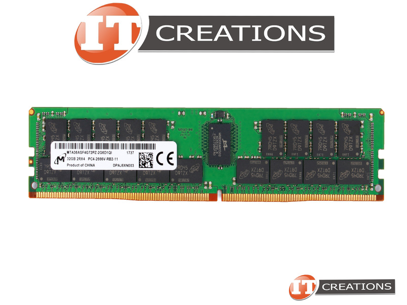 MTA36ASF4G72PZ 2G6D1QI MICRON 32GB PC4 21300 DDR4 2666V R REGISTERED 