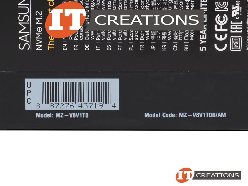 MZV8V1T0BAMRETAIL Retail SAMSUNG 1TB PCIE 3.0 X4 NVME M.2 2280