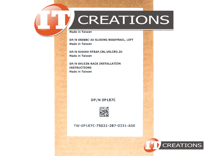 P187C DELL READY RAIL KIT 2U FOR DELL POWEREDGE R710 / NX3000 ( LEFT RAIL PN R088C OR PN