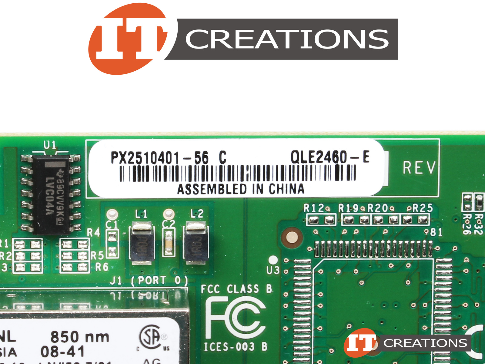PX2510401-56-HIGH P QLOGIC QLE2460-E 4GFC SINGLE PORT PCI-E X4 HOST BUS ...