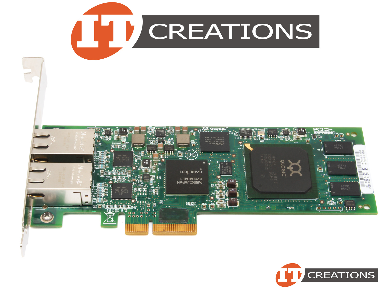 QLE4062CHIGH P Refurbished QLOGIC QLE4062C HBA 1GB/S PCIE X4 ( 2