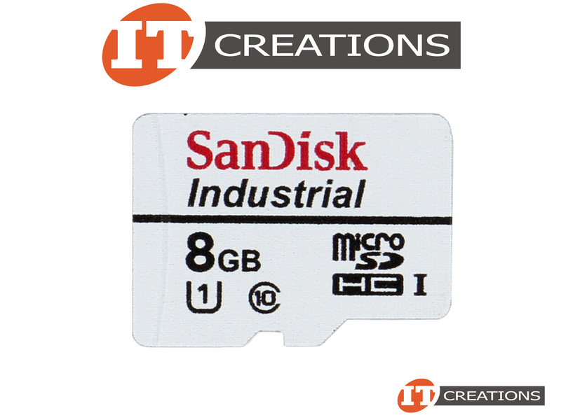 SDSDQAF3008GI SANDISK INDUSTRIAL 8GB C10 U1 SDHC MICRO SD CARD