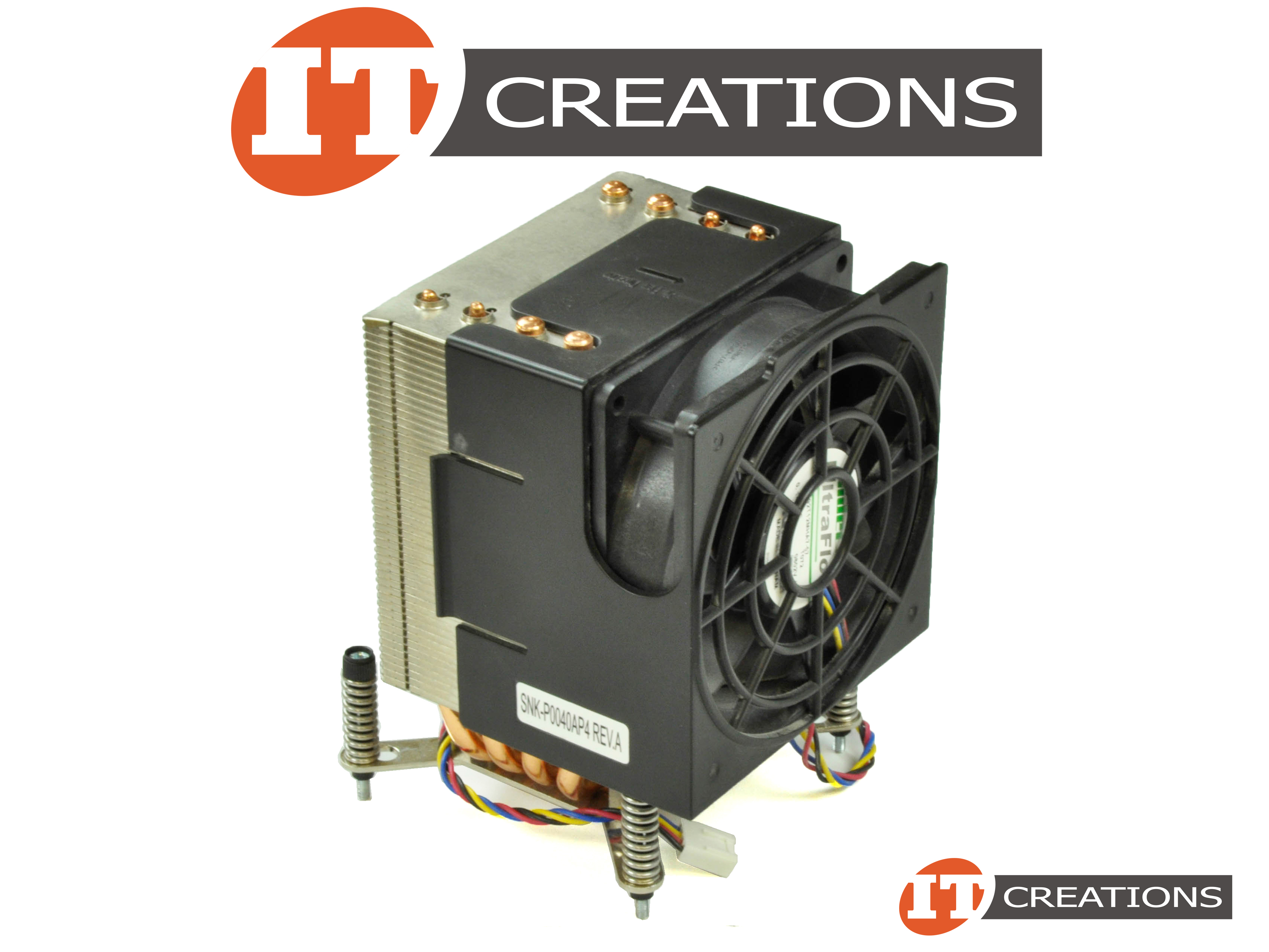 SNK-P0040AP4 SUPERMICRO HEATSINK AND FAN ASSEMBLY 4U - LGA1356 ...