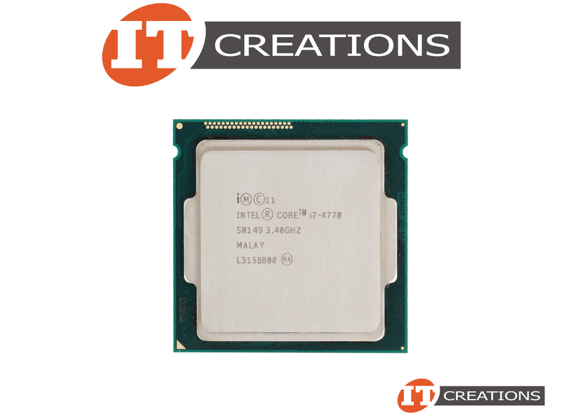 INTEL CORE I7 QUAD CORE PROCESSOR I7-4770 3.40GHZ BASE / 3.90GHZ MAX 8MB  SMART CACHE 5 GT/S BUS SPEED TDP 84W FCLGA1150 ( HASWELL ) (SR149)