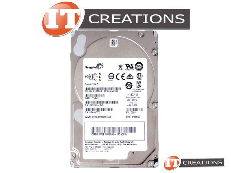 ST300MM0006 - Refurbished - SEAGATE 300GB 10K RPM SAS 2.5 INCH SMALL ...