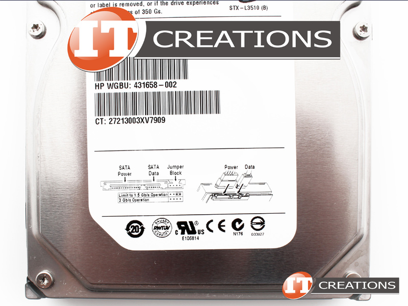 ST3500630AS-HP HP 500GB 7.2K RPM SATA 3.5 INCH HARD DRIVE 3GB/S (DUAL ...