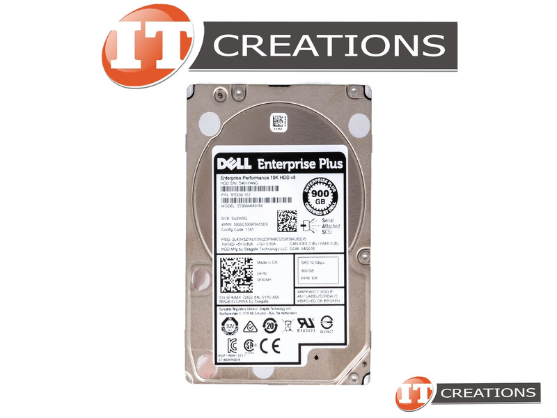 ST900MM0168-DELL - Refurbished - DELL / SEAGATE 900GB 10K RPM SAS III 2 ...