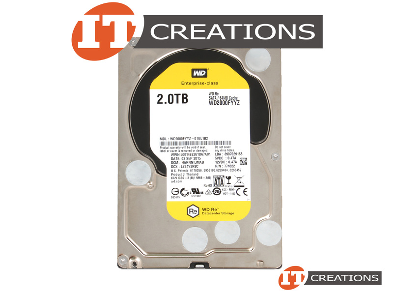 WD2000FYYZ-01UL1B2 - Refurbished - WESTERN DIGITAL 2TB 7.2K RPM SATA ...