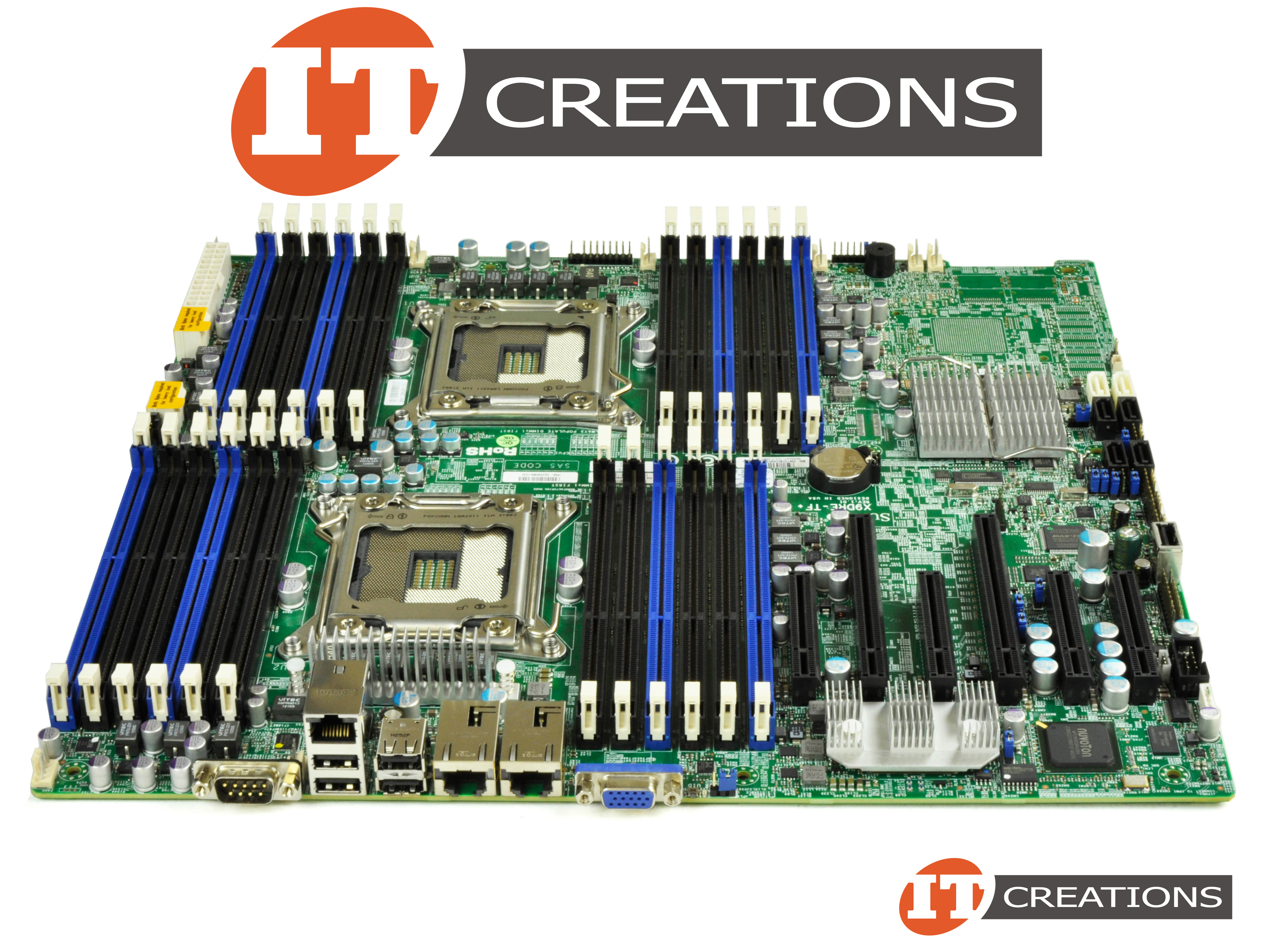 Carte Mère SUPERMICRO X9DRE-TF+ Dual Socket LGA2011, Intel C602, 10Gbit (occasion)
