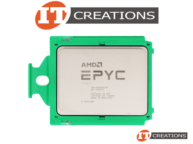 AMD EPYC 7662 - Used - AMD EPYC 64 CORE PROCESSOR 7662 2GHZ 256MB 