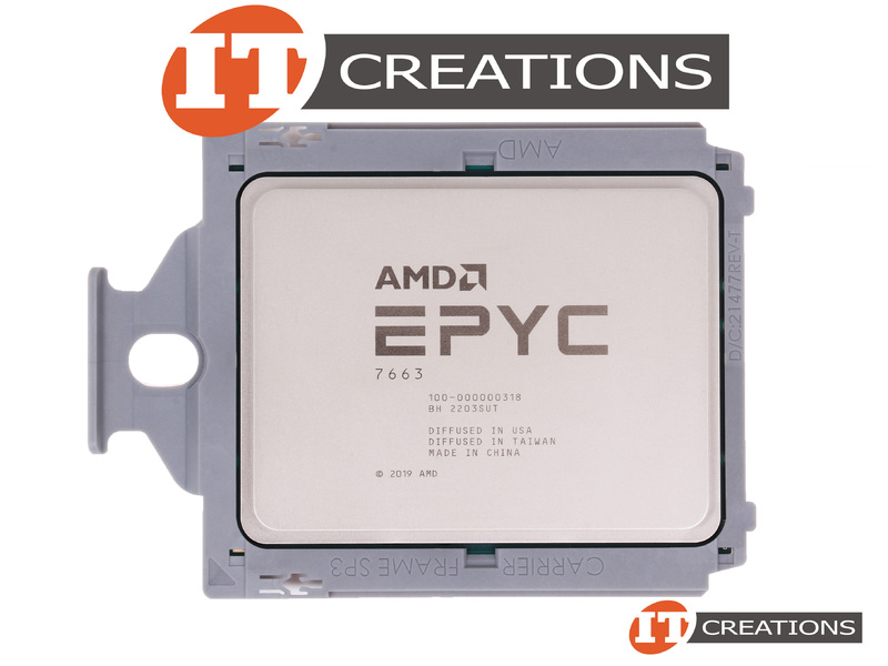 AMD EPYC 7702P 64-Core Server Processor – 2.0GHz / 3.35GHz Turbo, 256MB Cache, LGA4094 SP3 (Refurbished)