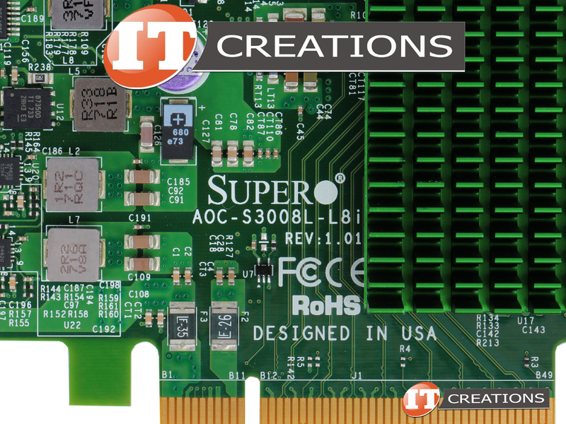 Supermicro AOC-S3008L-L8E-IB001 SAS3 8 puertos internos de 12 Gbps PCI-E 3.0 