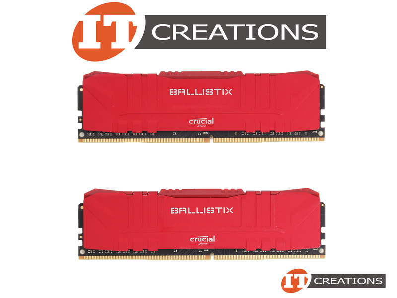 Crucial Ballistix 16GB (2 x 8GB) 3200MHz UDIMM DDR4 RAM Module  (BL8G32C16U4B)