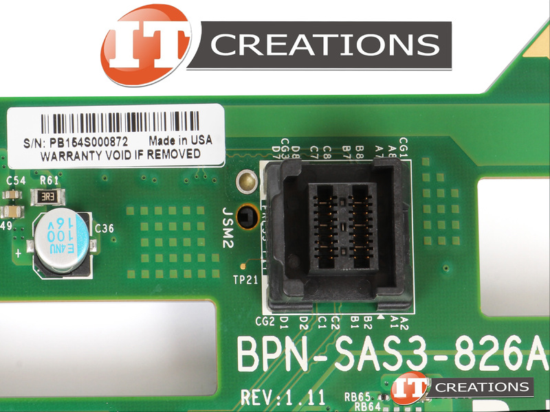 BPN-SAS3-826A Supermicro 12gb/s Hard Drive Backplane 3.5 Inch Large ...