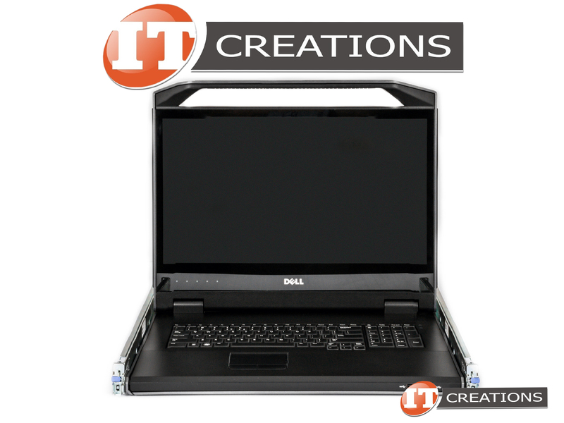 C0NNT Used DELL FPM185 18.5 INCH KVM / KMM CONSOLE 1U RACKMOUNT