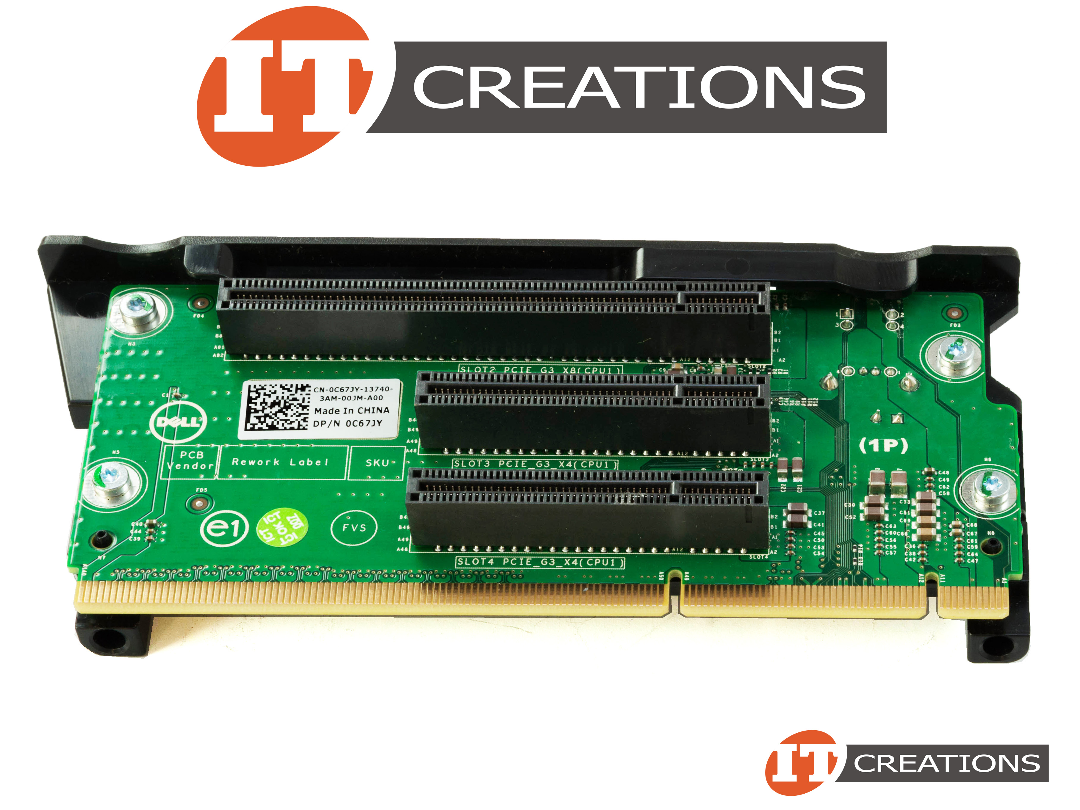 C67JY DELL RISER 2 BOARD FOR DELL POWEREDGE R520 - 1P SYSTEM RISER CARD ...