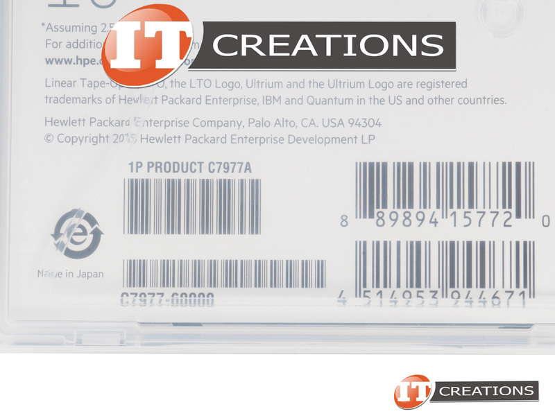 C7977A New Other HP / HPE 15TB LTO7 ULTRIUM RW DATA CARTRIDGE