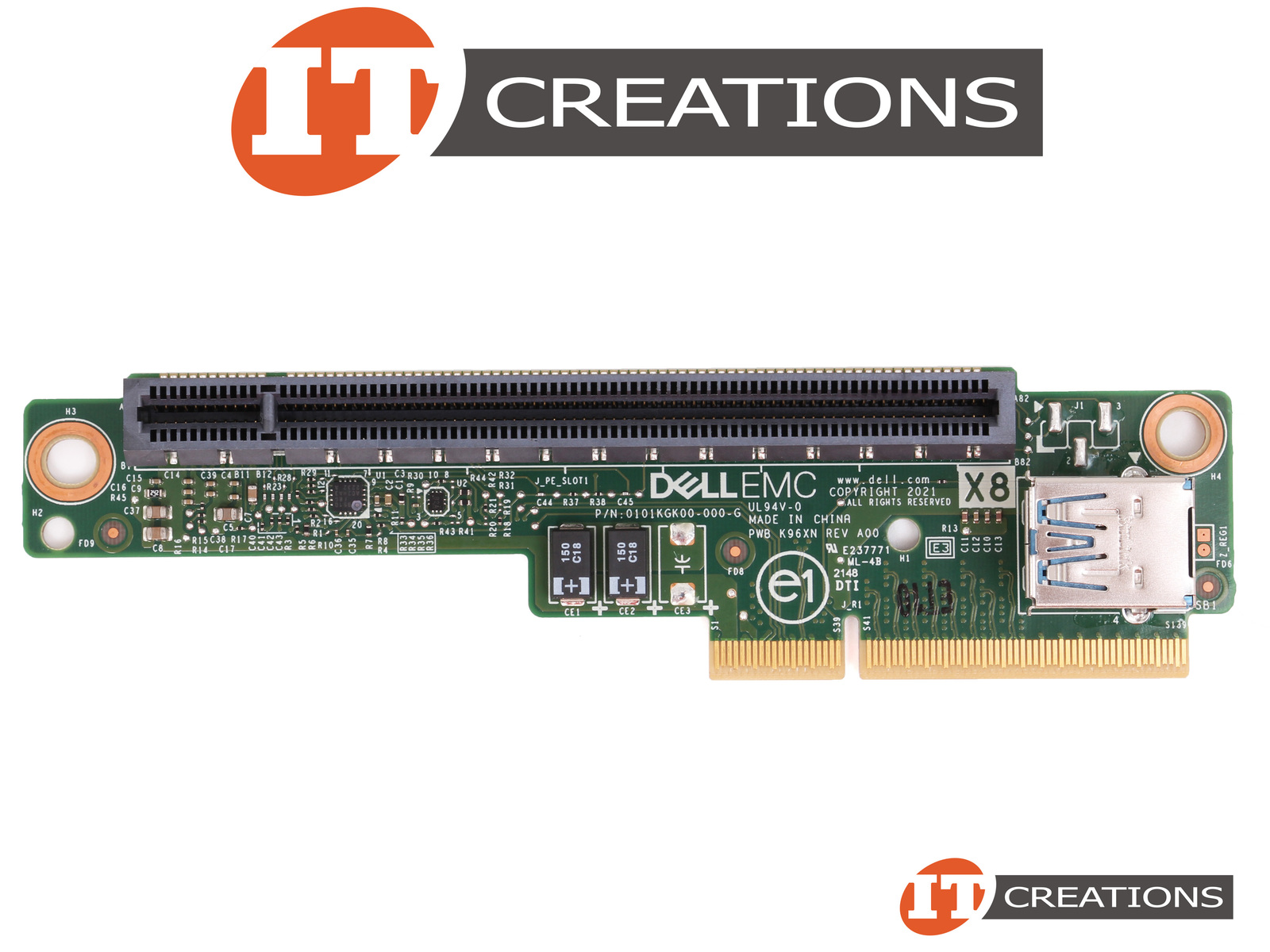 CD74X DELL 1X8 Riser1 Board For DELL EMC Poweredge Xr11 Riser 1 Card ...
