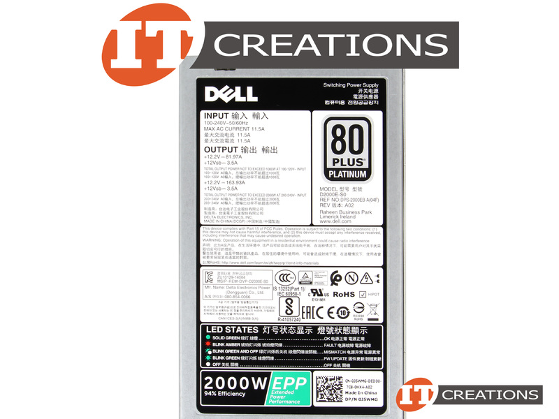 Buy Dell 495W Power Supply For R640, R740, R740XD, R740XD2