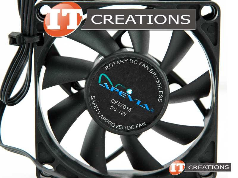 DF07015 APEVIA FAN DC 12V WITH 3 PIN CONNECTOR