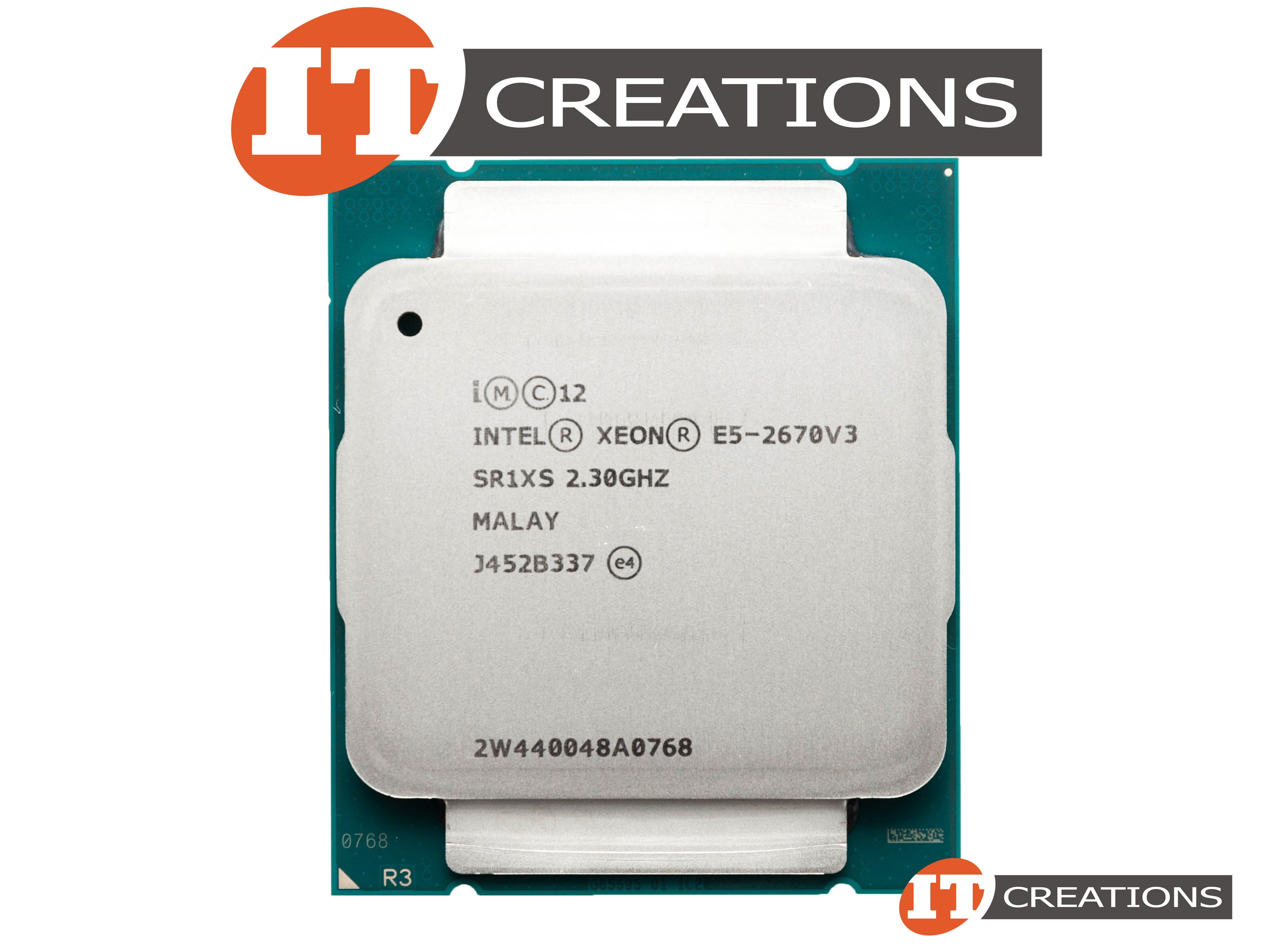 E5-2670V3 - Used - INTEL XEON 12 CORE PROCESSOR E5-2670V3 2.30GHZ 30MB ...
