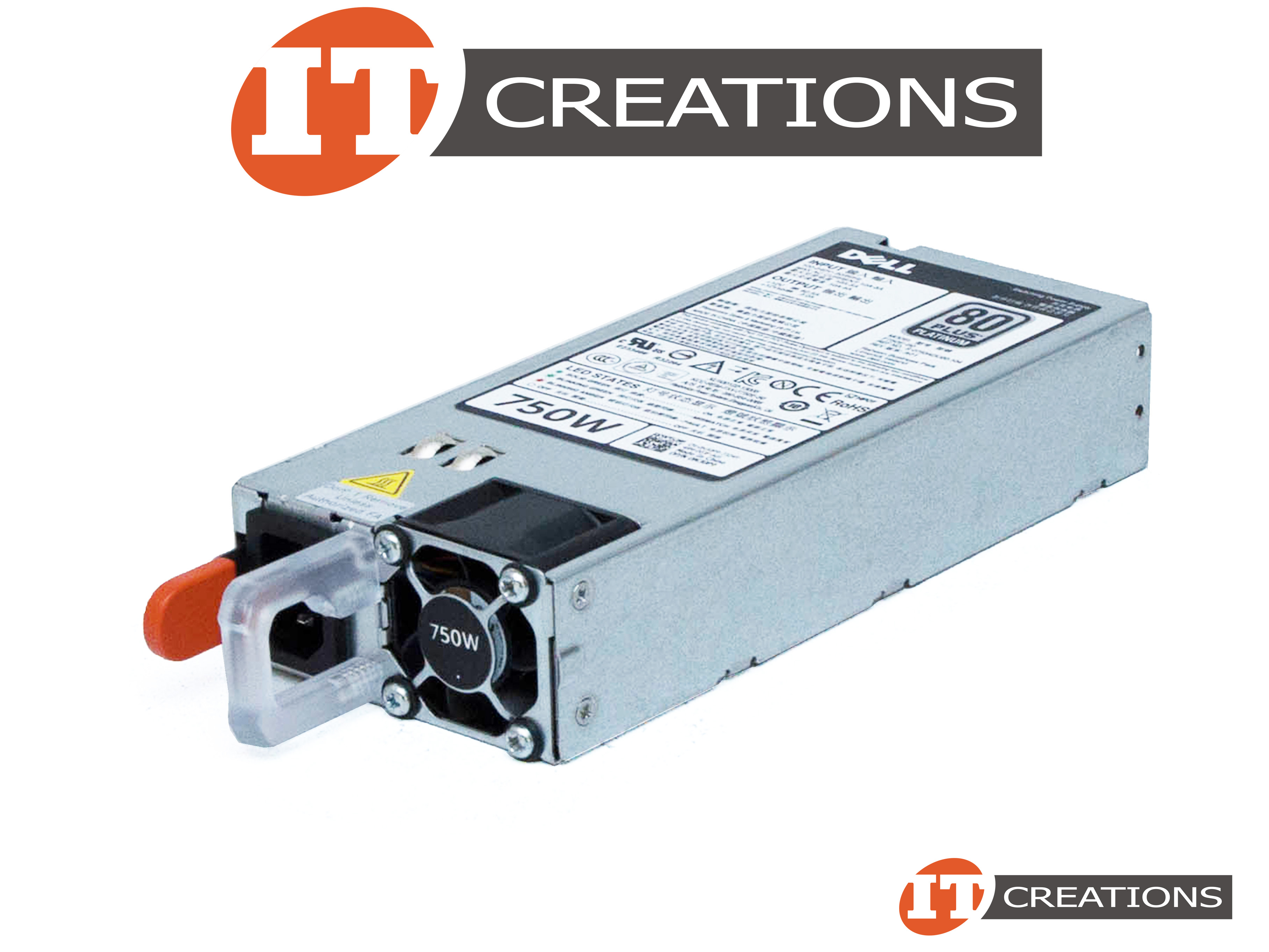E750E-S0 - 750W Power Supply 80 Plus Platinum for Poweredge R520 R620