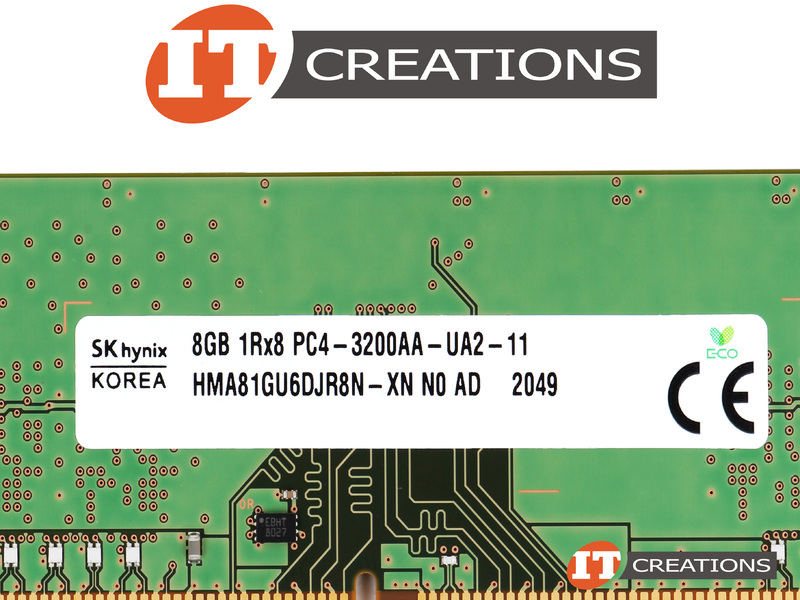 HMA81GU6DJR8N-XN SK HYNIX 8GB PC4-25600AA-U DDR4-3200AA-U UNBUFFERED ...