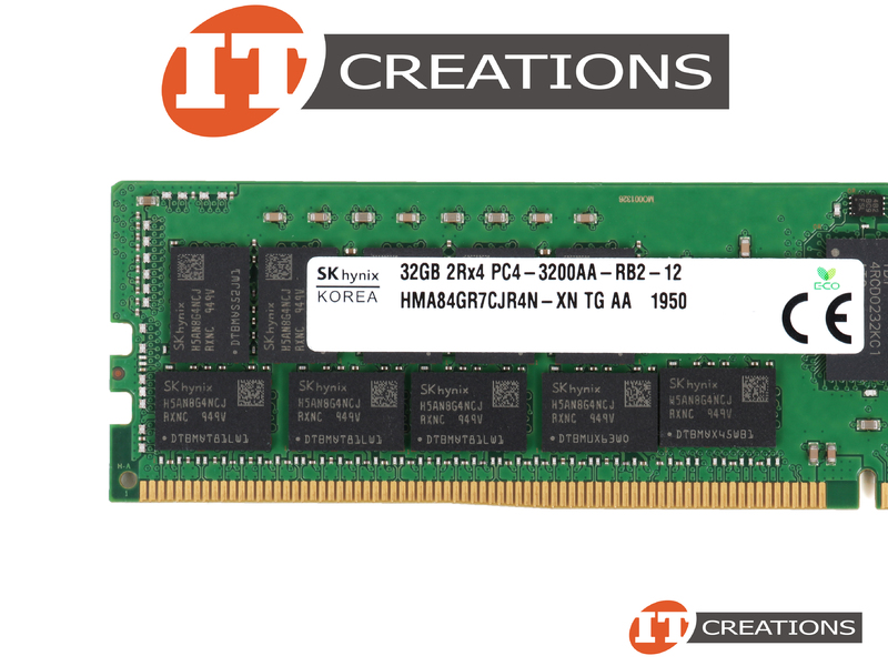 HMA84GR7CJR4N-XN SK Hynix 32GB PC4-25600 DDR4-3200aa-R Registered ECC ...
