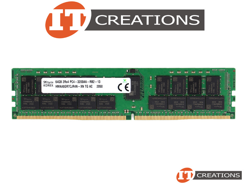 SK HYNIX 64GB PC4-25600AA-R DDR4-3200AA-R REGISTERED ECC 2RX4 CL22 288 PIN  1.20V MEMORY MODULE ( PC4-3200AA-R ) (HMAA8GR7CJR4N-XN)