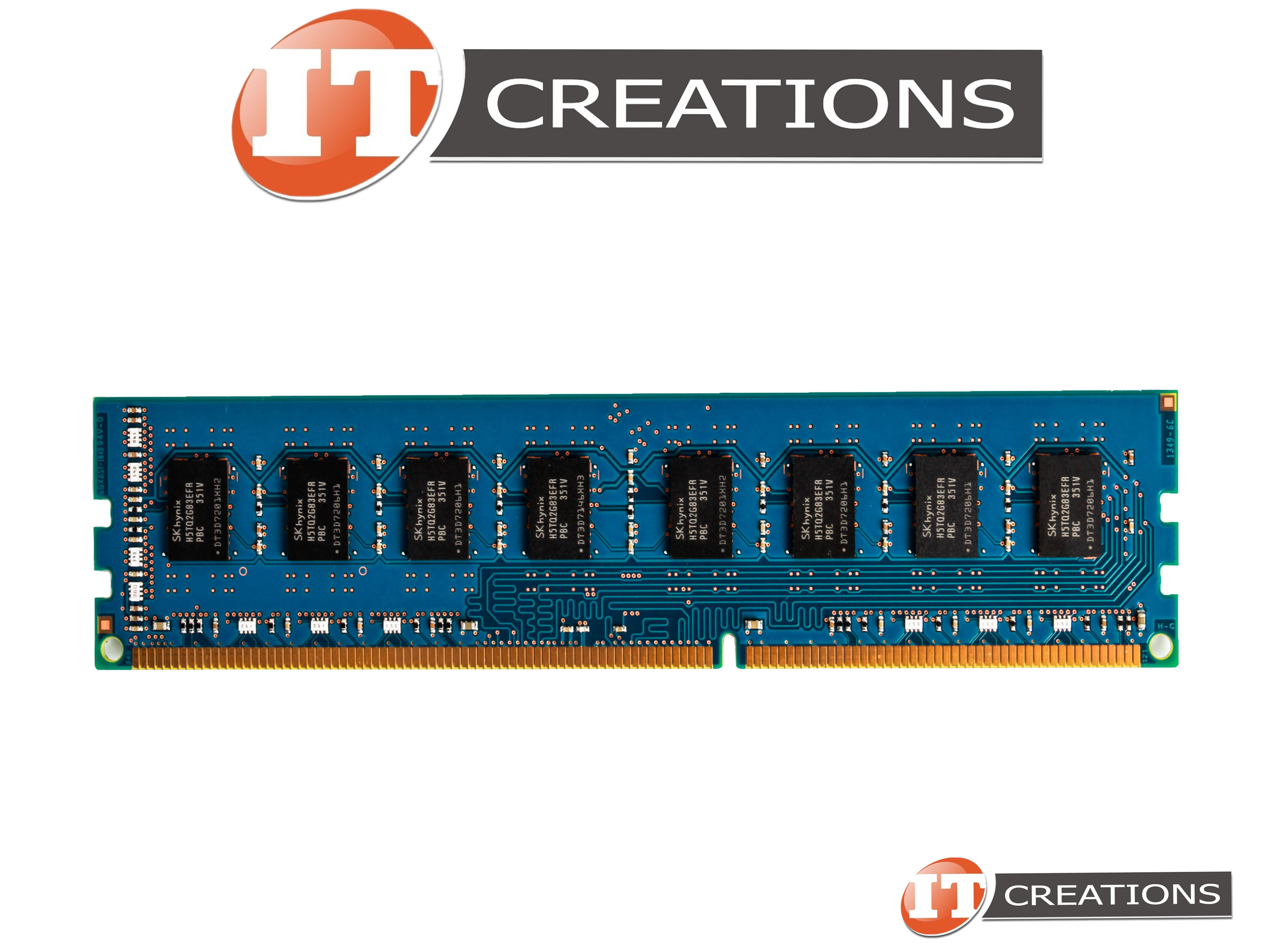 HMT351U6EFR8C-PB SK HYNIX 4GB PC3-12800U DDR3-1600 UNBUFFERED NON ECC ...
