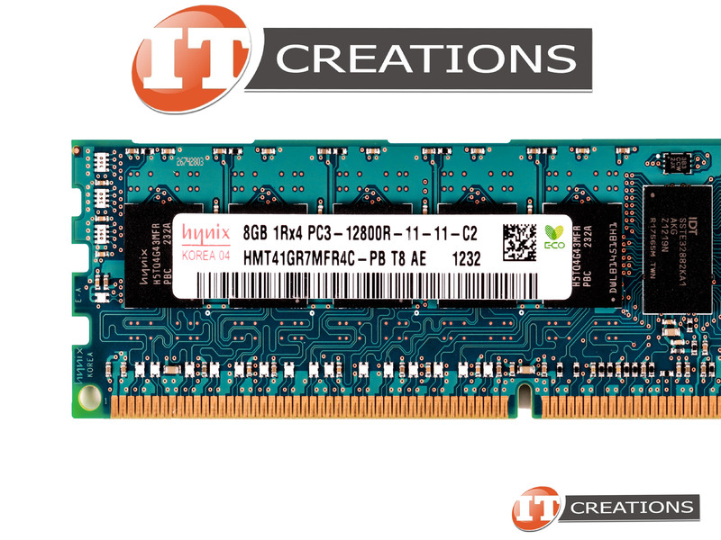 8GB SERVER RAM hynix PC3 - 12800R DDR3 HMT31GR7CFR4C-PB 2Rx4