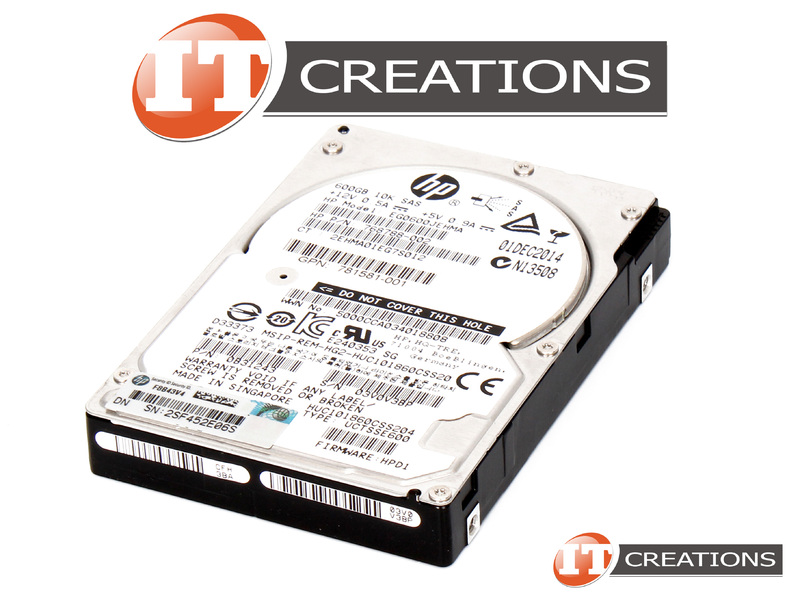 HUC101860CSS204-HP - Refurbished - HP / HITACHI GLOBAL 600GB 10K SAS ...