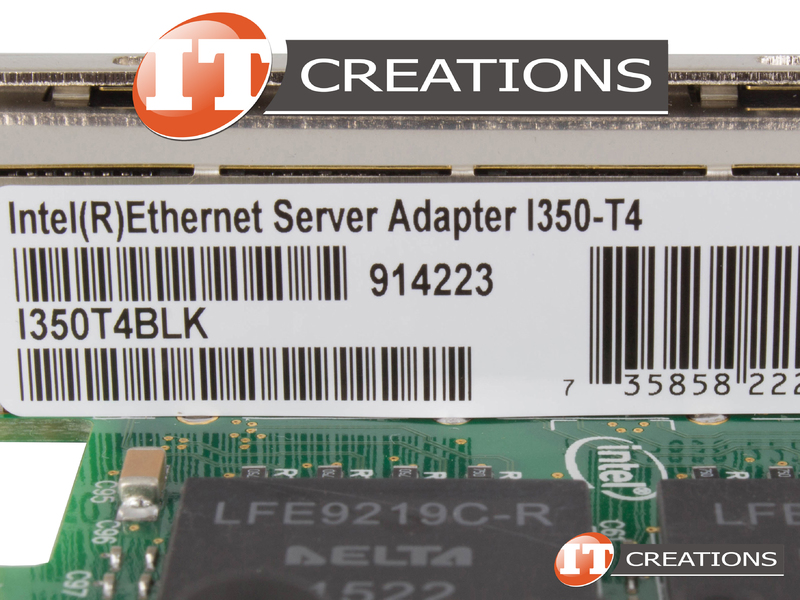 Intel I350T4 Ethernet I350-T4 serveradapter (RJ-45 koper, 4-poort, iSCSI, NFS, PCIe 2.0) : Intel