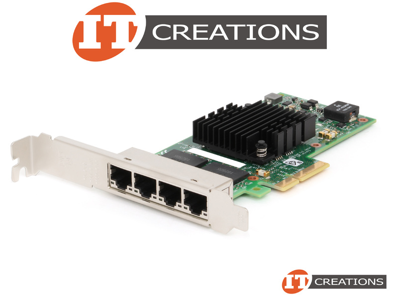 Intel I350-T4 PCI-E Gigabit Server Network Adapter - 4 Port RJ45 Ethernet NIC Card