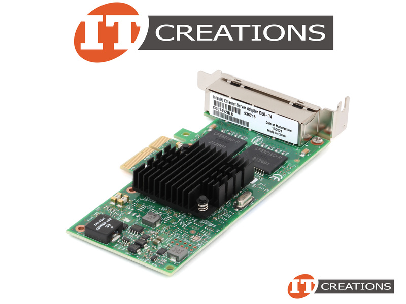 I350T4V2BLK-LOW P Intel I350-T4 1gbe Quad Port PCI-E 2.1 X4 5 Gt/s ...