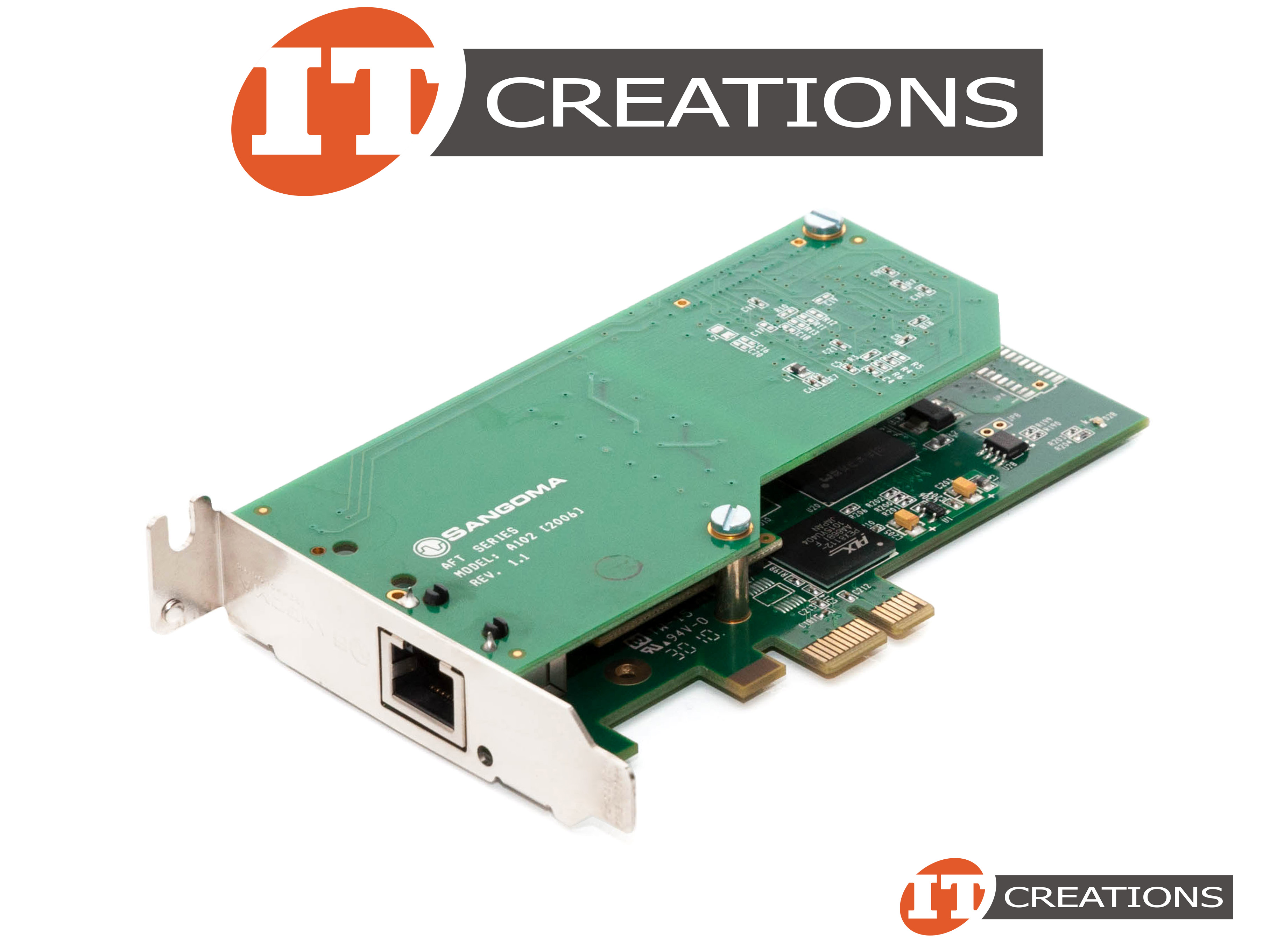 J9487A HP / SANGOMA 1-PORT T1 / E1 / J1 PCI-E X1 TELEPHONY CARD FOR HP ...