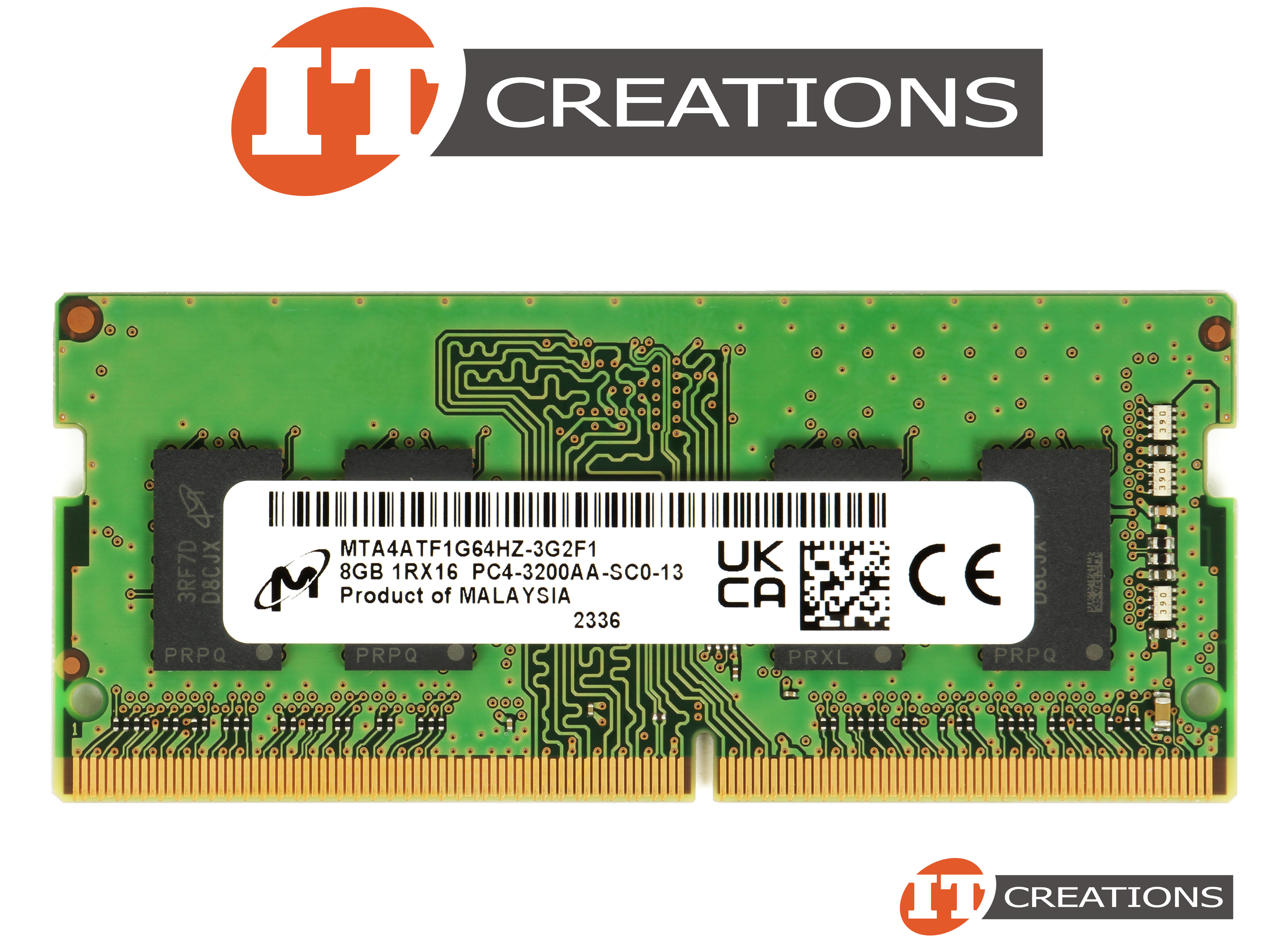 L06334-683 HP / Micron 8GB PC4-25600 DDR4-3200aa-S Sodimm 1rx16 Cl22 ...