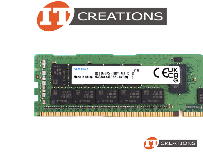 M393A4K40DB2-CVFBQ SAMSUNG 32GB PC4-23466Y-R DDR4-2933Y-R REGISTERED ...