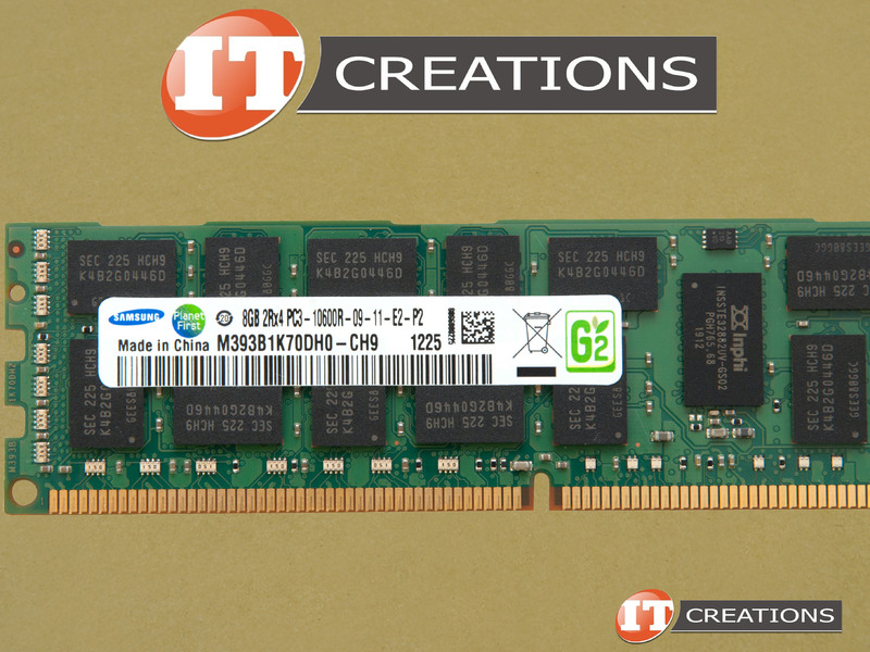 PC3L-10600R REG ECC DDR3L-1333 Memory M393B1K70DH0-CH9 Samsung 8GB 1x8GB 