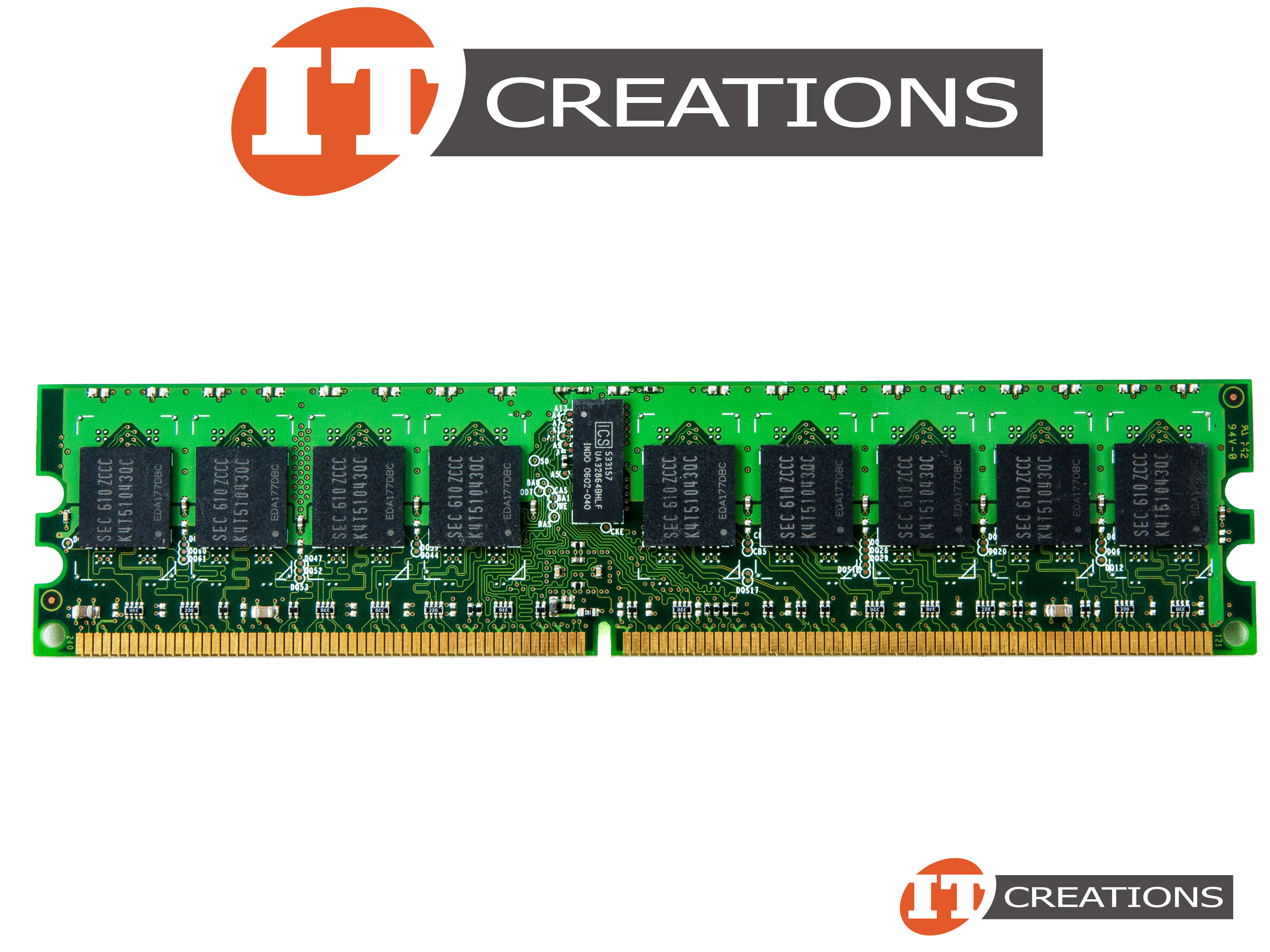 Barrette Mémoire IBM 1Go DDR2 400MHz (PC2-3200) RDIMM ECC - 39M5808