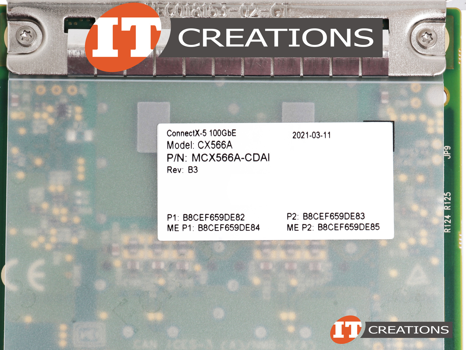 MCX566A-CDAI-THUMBSCREW NVIDIA CONNECTX-5 EX OCP 3.0 MEZZ 100GBE DUAL ...
