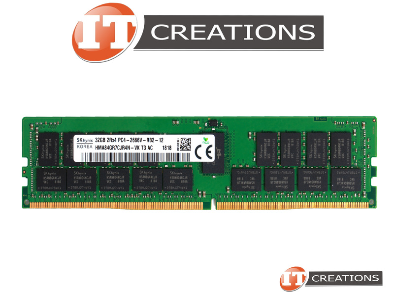 32GB DDR4 2666MHz DIMMメモリーSK製 32GB DDR4-2666 ECC RDIMM (KINGSTON KSM26RD4/32HAI Equivalent