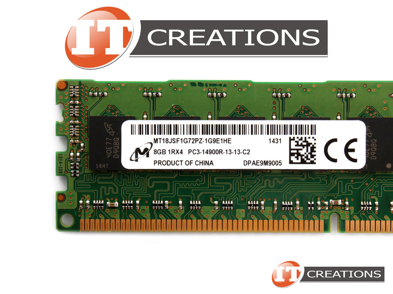 Barrette Mémoire 4Go RAM DDR3 Micron MT8JTF51264AZ-1G6E1 DIMM PC3