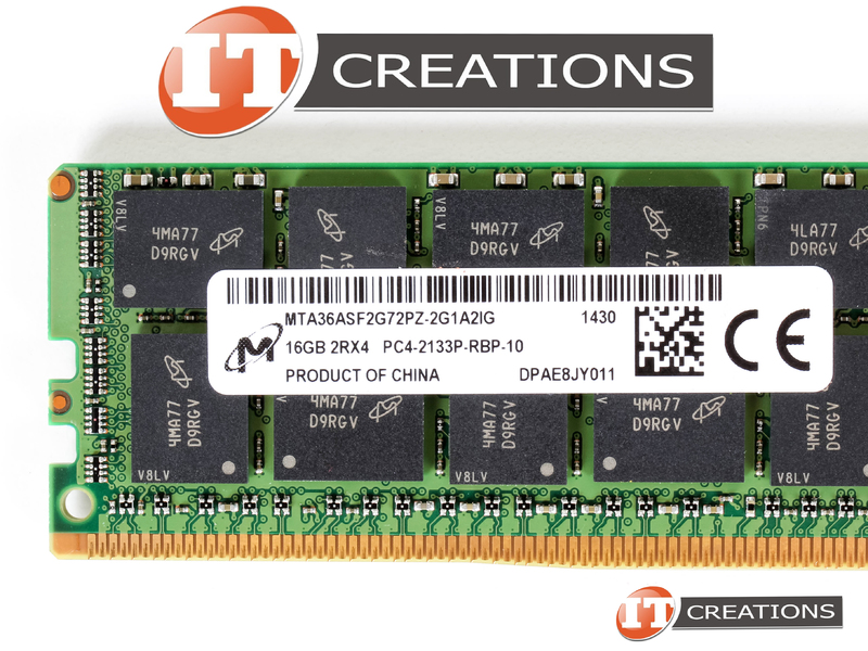 Micron MTA36ASF2G72PZ-2G1A2IG Equivalent 16GB DDR4 PC4-17000 RDIMM Memory RAM 
