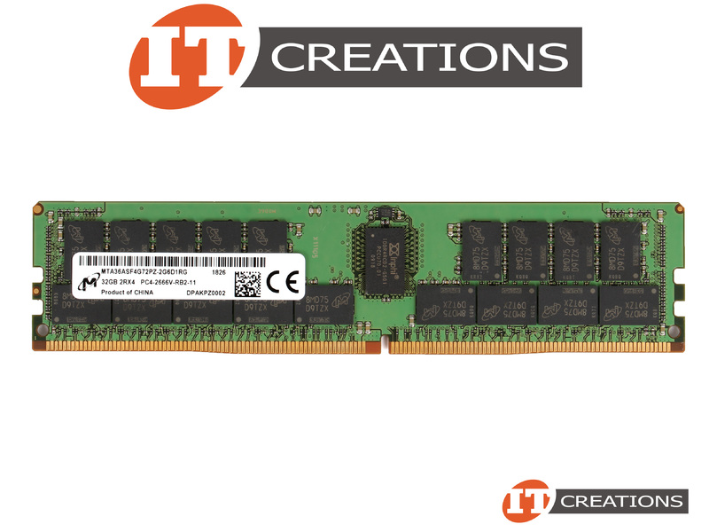 Memory Module Mta36asf4g72pz Micron 32GB 2Rx4 PC4-2666V-R DDR4