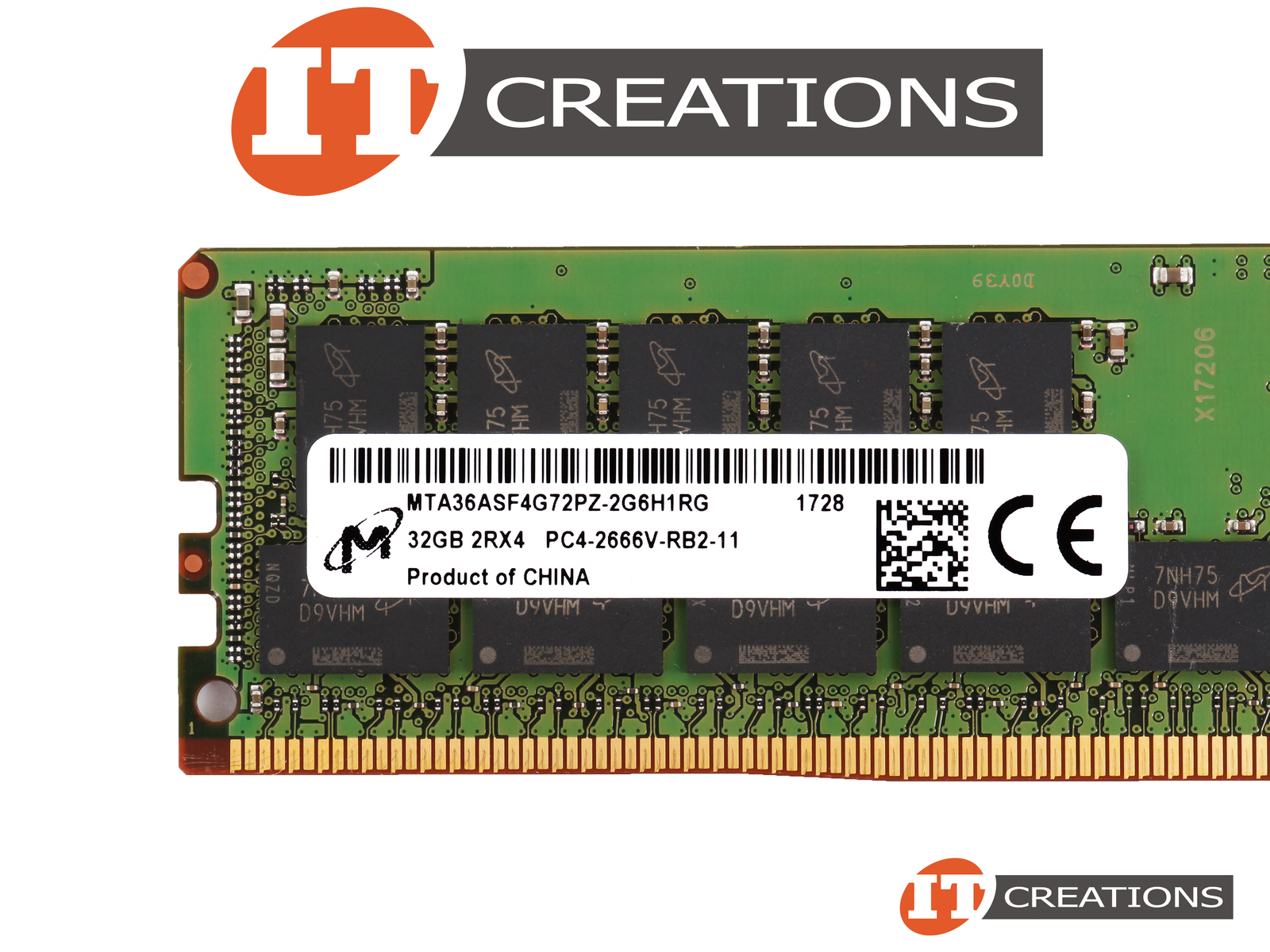 Lot 12 Micron 32GB 2Rx4 PC4-2133P MTA36ASF4G72PZ-2G1B1 Lot 12 Micron 32GB 2Rx4 PC4-2133P MTA36ASF4G72PZ-2G1B1