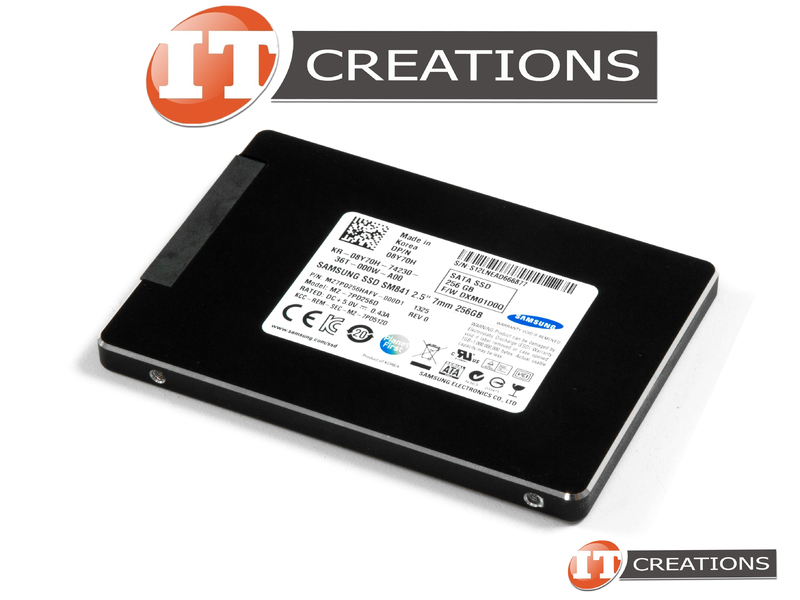 MZ-7PD256D-DELL - Refurbished - DELL / SAMSUNG 256GB SSD SATA 2.5 INCH  SMALL FORM FACTOR SFF SOLID STATE DRIVE SSD SM841 7MM 6GB/S HARD DRIVE