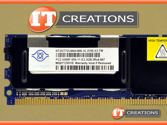 NT2GT72U4NA3BN-3C NANYA 2GB 2RX4 PC2-5300F FULLY BUFFERED ECC DDR2-667